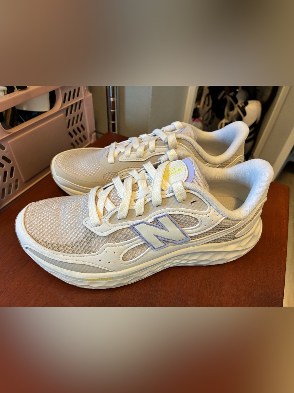 New Balance Women’s Cream Sneakers